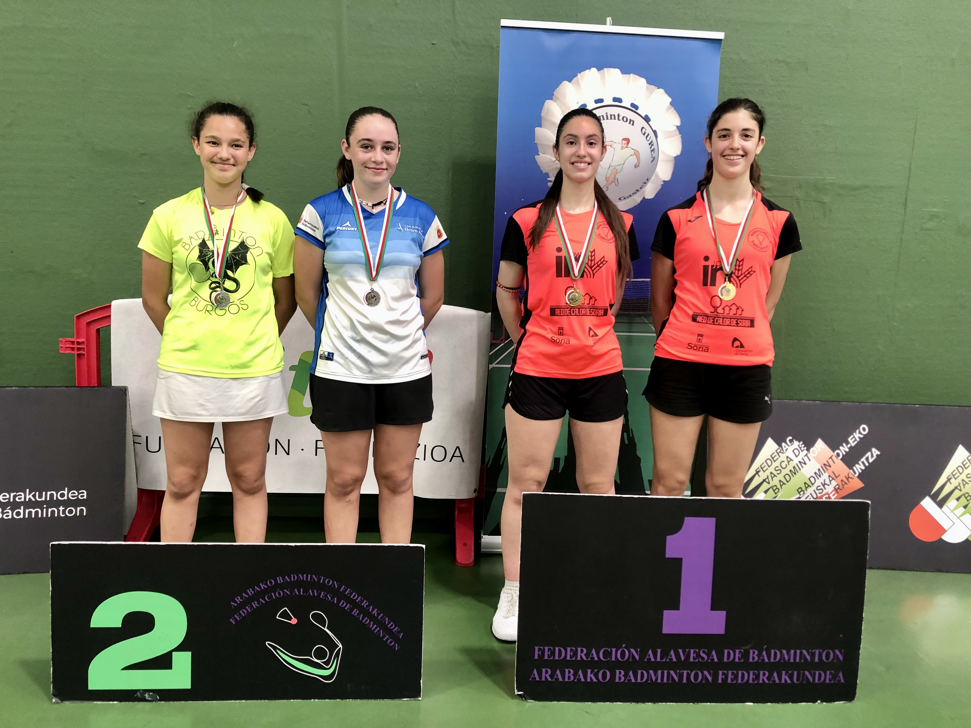 SEIS MEDALLAS CONSEGUIDAS POR EL BELMECHER EN EL TTR DE VITORIA